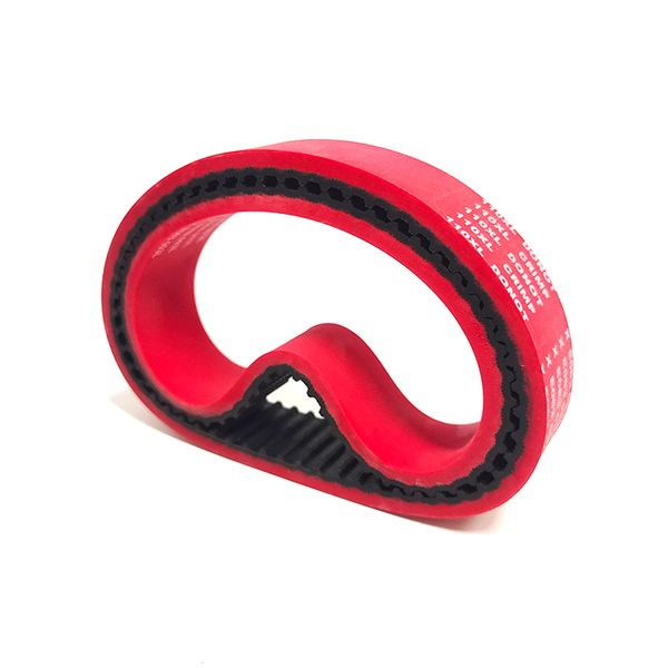red rubber coating T10-630 rubber timing belt for printing machine
